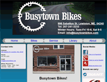 Tablet Screenshot of busytownbikes.com